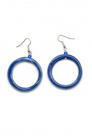 Ceramic Hoop Earrings